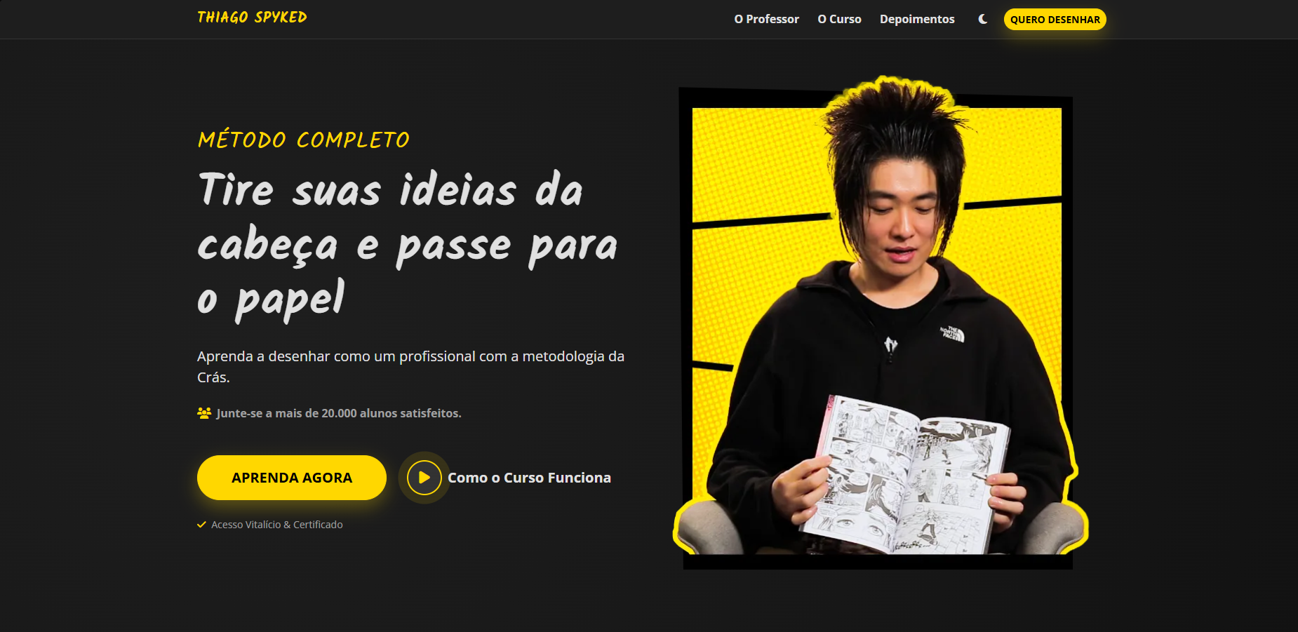 Redesign "Como Desenhar"