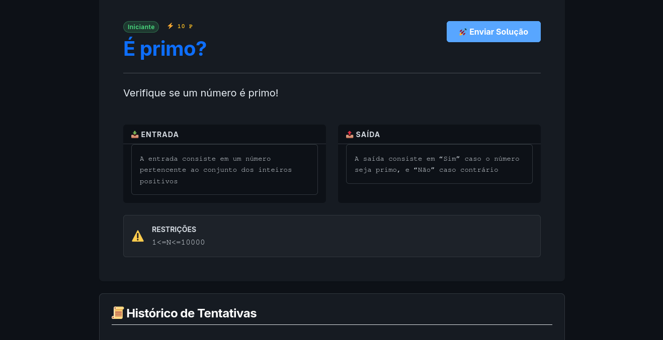 Online Judge (Juiz Online)